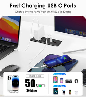 VILONG flush-mounted desk outlet blends into furniture for a neat look