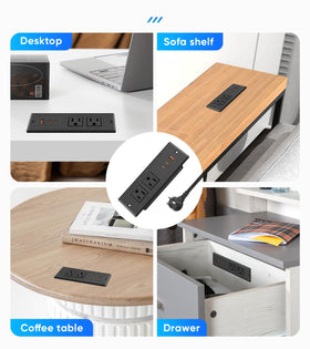 VILONG in a modern office table providing convenient multi-device charging