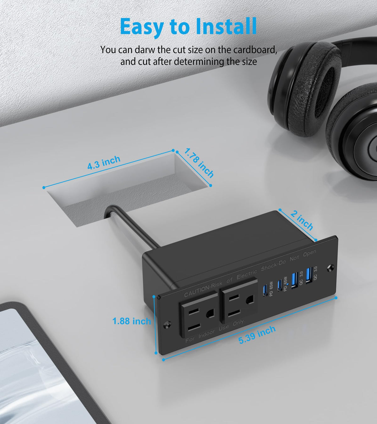 VILONG scale comparison with laptop showing compact size and practical placement