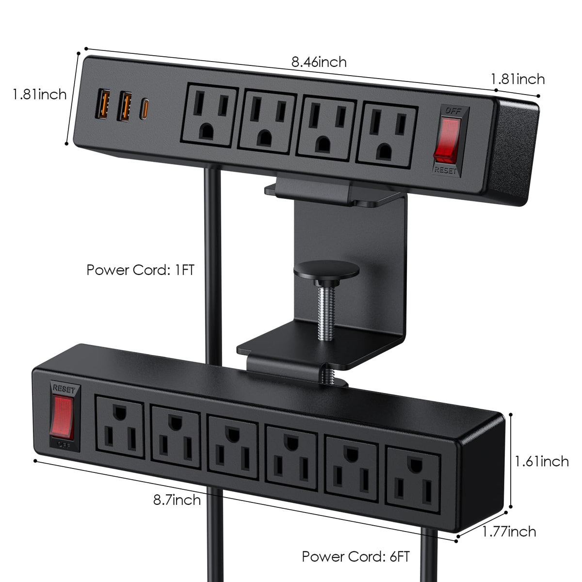 VILONG next to laptop to show size and capacity for powering workstations