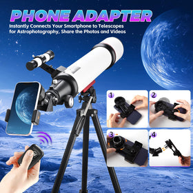 Vilupvie phone adapter and wireless remote simplify quick image capture