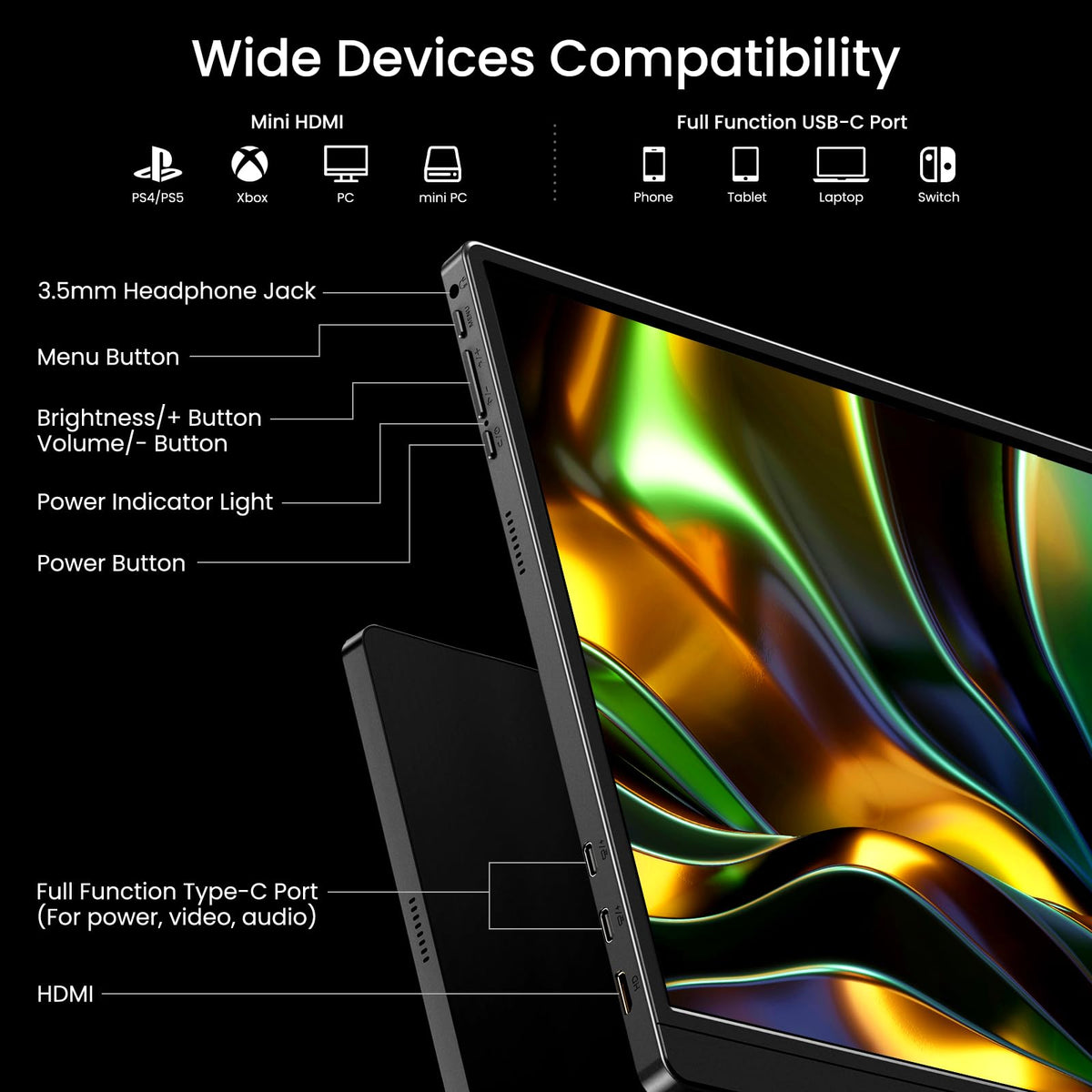 VILVA 165Hz gaming performance for smooth visuals.