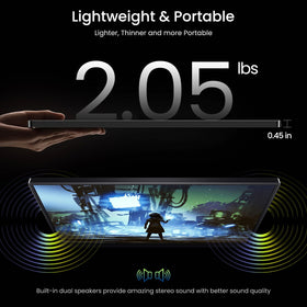 VILVA 2.5K QHD clarity for sharper on-screen details.