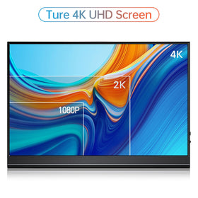 VILVA IPS 4K display delivers accurate colors for photo editing.