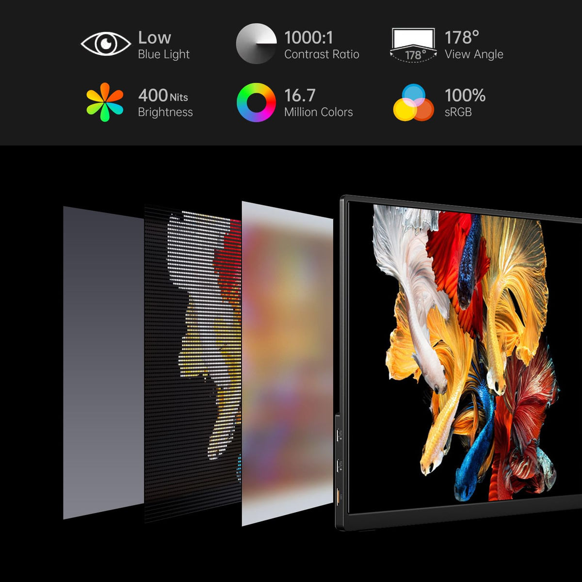 Smart cover protects the display and doubles as a stand