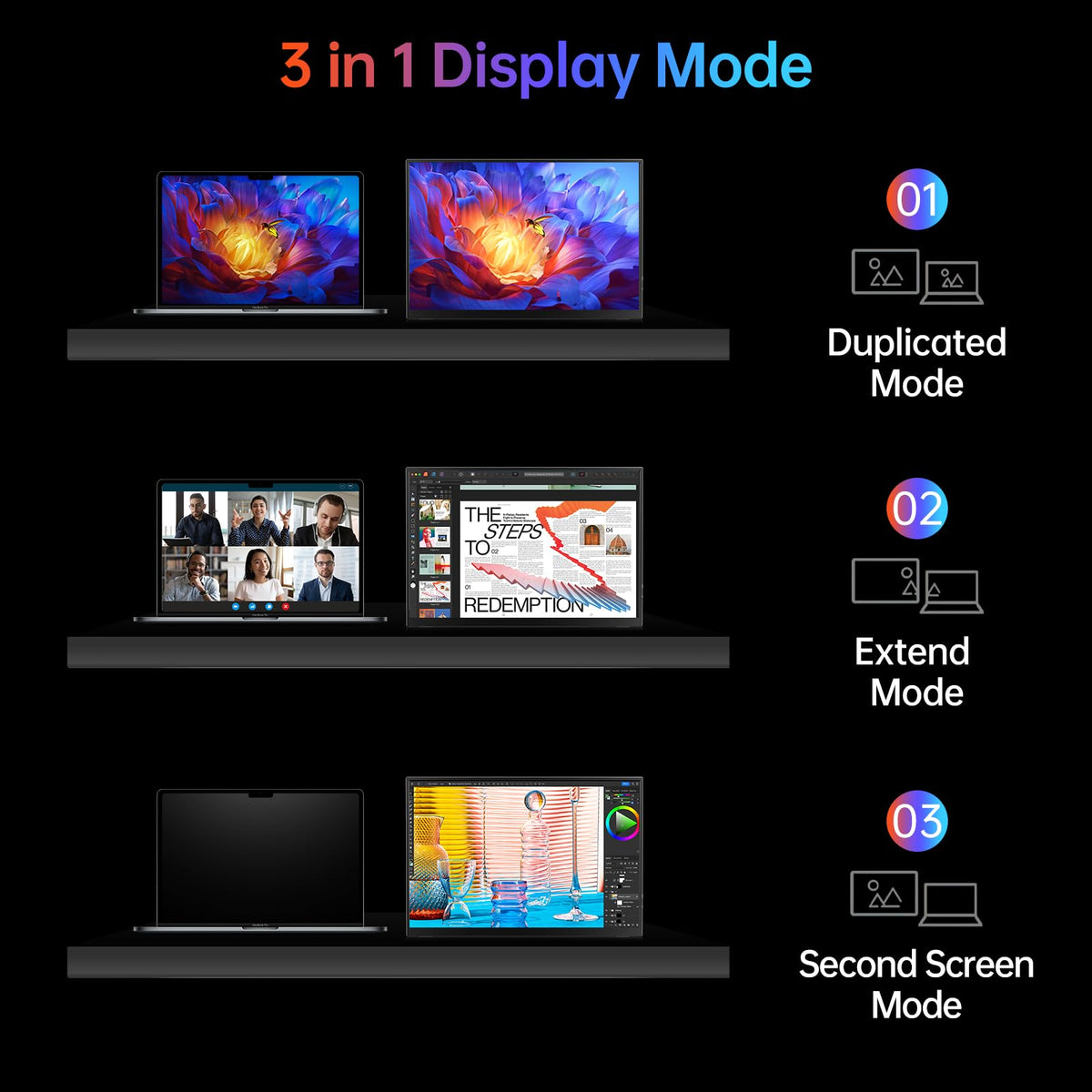 Portrait mode for vertical layouts and comfortable reading on the go