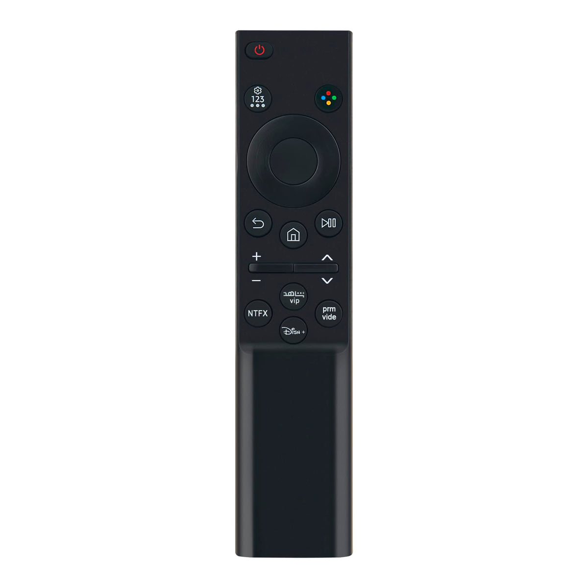 VINABTY remote front view showing full button set and easy control