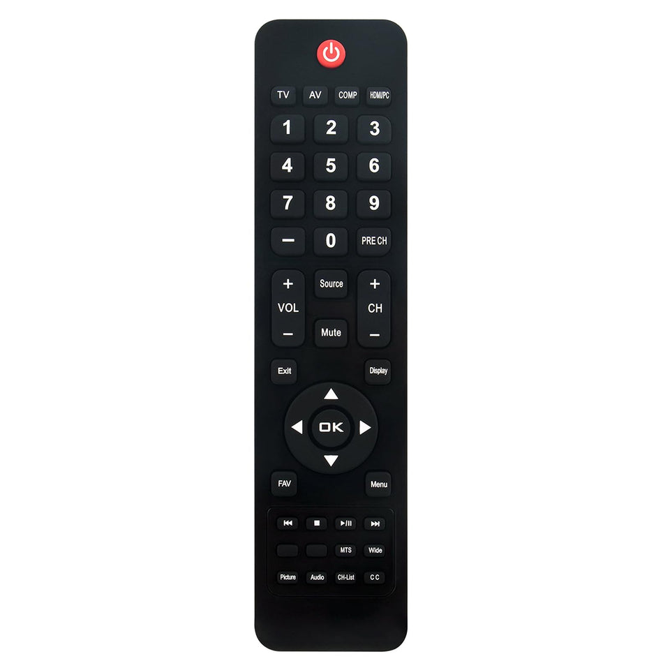 VINABTY remote front view showing button layout and easy control