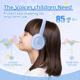 vinamass used by child in online class for clear speech pickup and focus