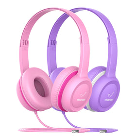 Vinamass Kids Headphones with 85dB limit for safe listening during study