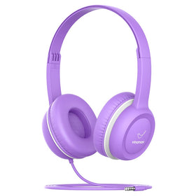 Vinamass Kids Headphones with safe-volume limiter for safe listening at school