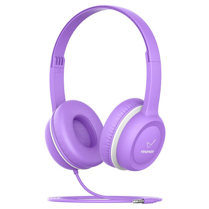 Vinamass Kids Headphones with safe-volume limiter for safe listening at school