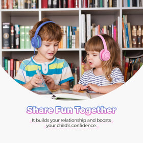 vinamass classroom-ready headphones for school and home study