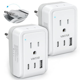 VINTAR front packaging showing adapter benefits and compact design