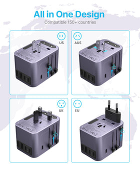 vintar plug modules extended to reveal type C G A I plugs, brand for worldwide use