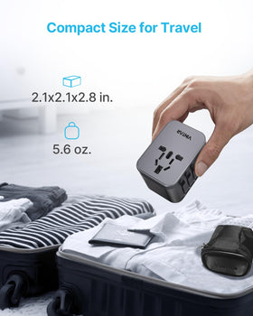 VINTAR six-in-one charging versatility with USB-C and USB-A ports.