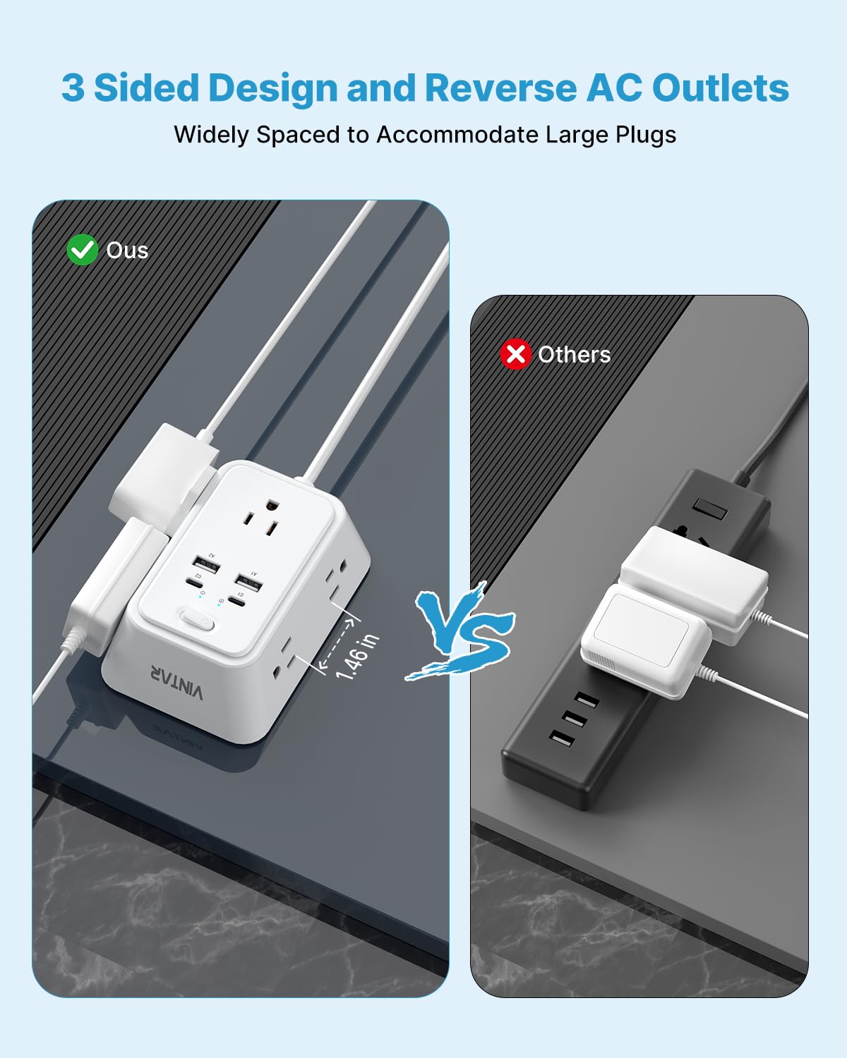 VINTAR wall-mount charger kit enables secure installation with screws