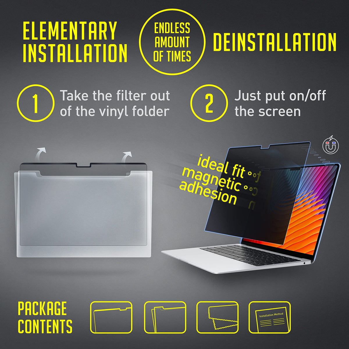 VINTEZ camera-cutout privacy screen preserves camera visibility during calls