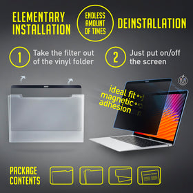 VINTEZ anti-scratch privacy screen – reinforced micro-louver for daily durability