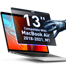 VINTEZ magnetic privacy screen for MacBook Air 13 – front view highlights slim privacy shield