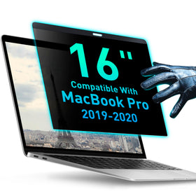 VINTEZ privacy screen for MacBook Pro 16 with magnetic mount for easy on/off.
