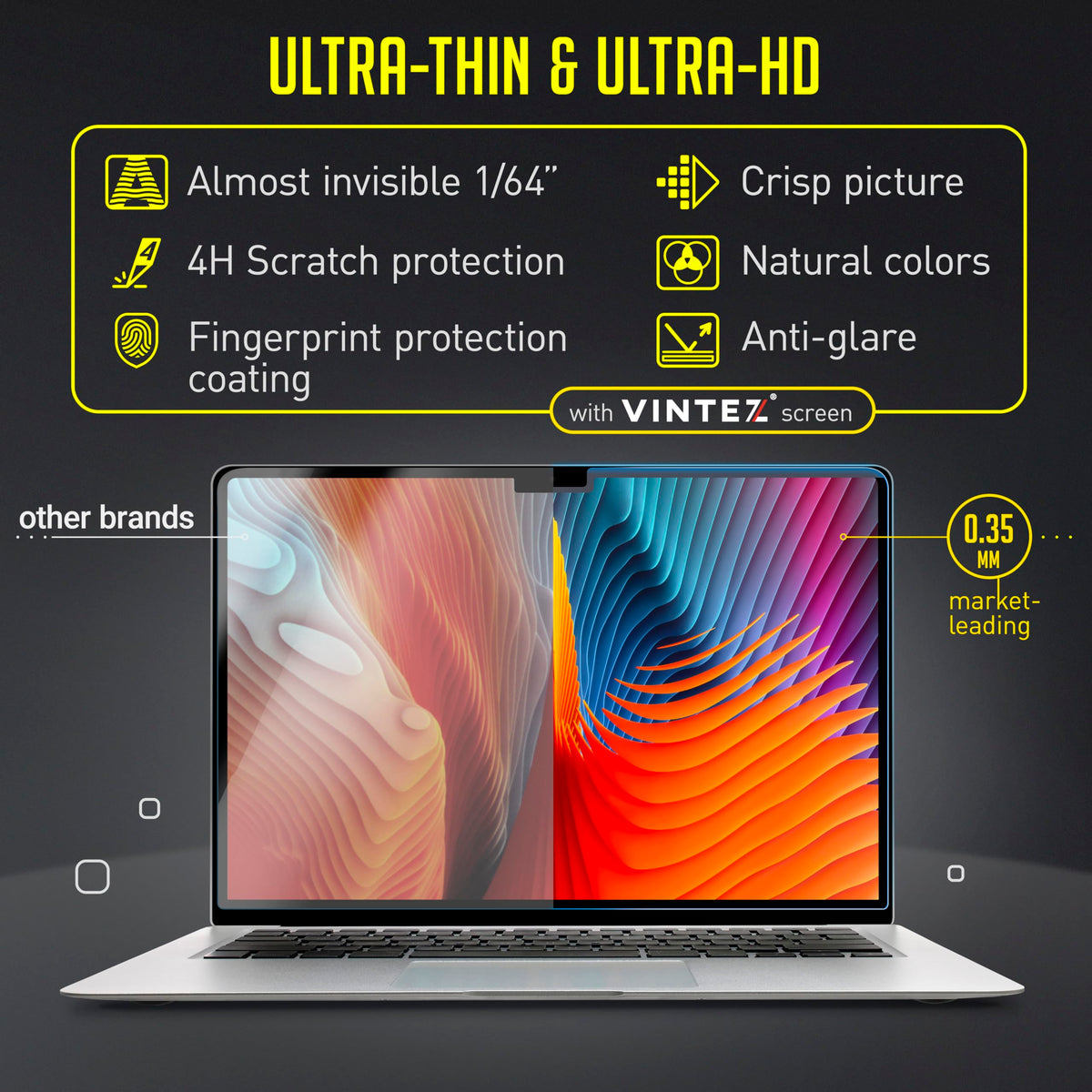 VINTEZ Section 889 and TAA compliant screen for secure settings