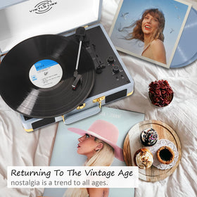 VINYLS LINK Bluetooth connection enables wireless playback from any device