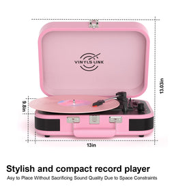 VINYLS LINK internal speaker chamber view highlighting improved bass and clearer stereo separation