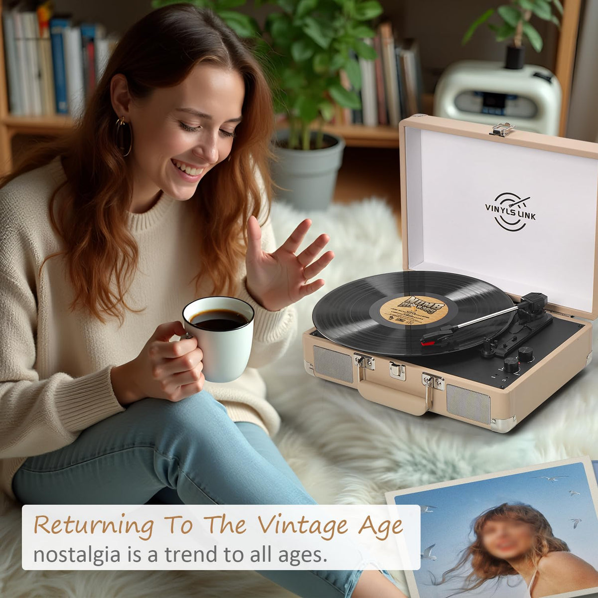 VINYLS LINK gift-ready packaging with ribbon suggesting ideal present for vinyl fans benefit