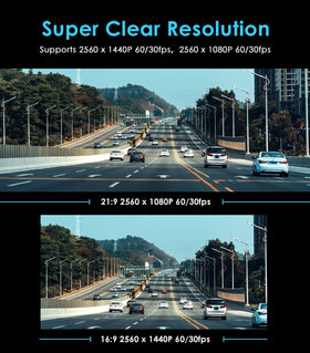 VIOFO A119 V3 side view demonstrates discreet, compact installation in most cars.