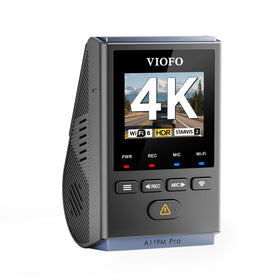 VIOFO A119M Pro front dash camera with 4K clarity for license plates