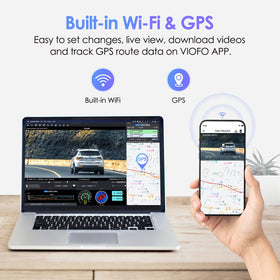 VIOFO A129 Plus Duo parking mode monitors the vehicle while parked