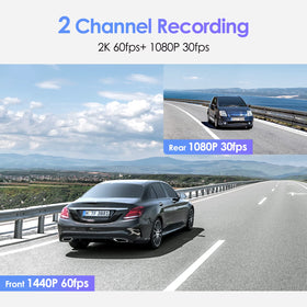 VIOFO A129 Plus Duo rear dash camera provides additional road perspective
