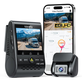 VIOFO A129 Pro Duo front 4K captures ultra-detailed road signs and license plates for reliable evidence