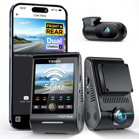 VIOFO A229 Plus front camera for clear daytime HDR footage