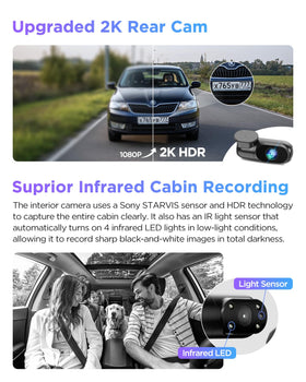 VIOFO A229 Pro STARVIS 2 sensors deliver sharp low-light images.