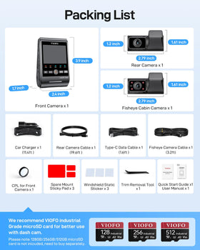 VIOFO A229 Ultra CPL filter and Bluetooth remote for easier control
