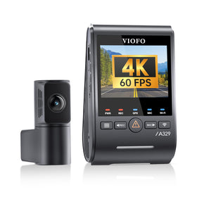 VIOFO A329S front camera captures sharp 4K 60fps footage for license plates and details
