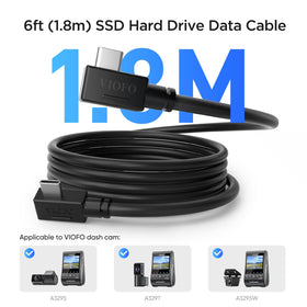 VIOFO A329S cable end connectors designed for secure SSD mounting