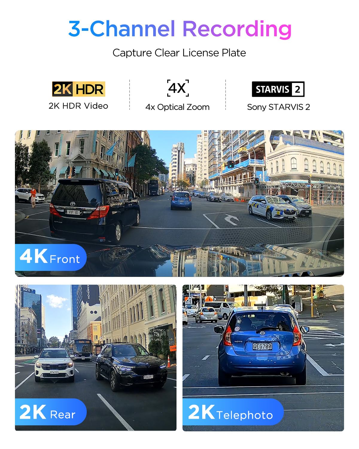 VIOFO A329T telephoto 2K zoom reveals distant details with clarity.
