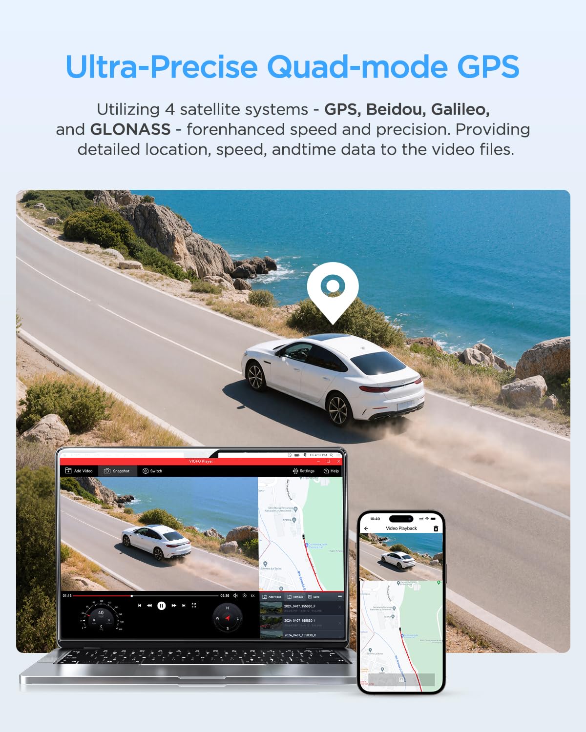 Second vehicle mount option for VIOFO GPS module