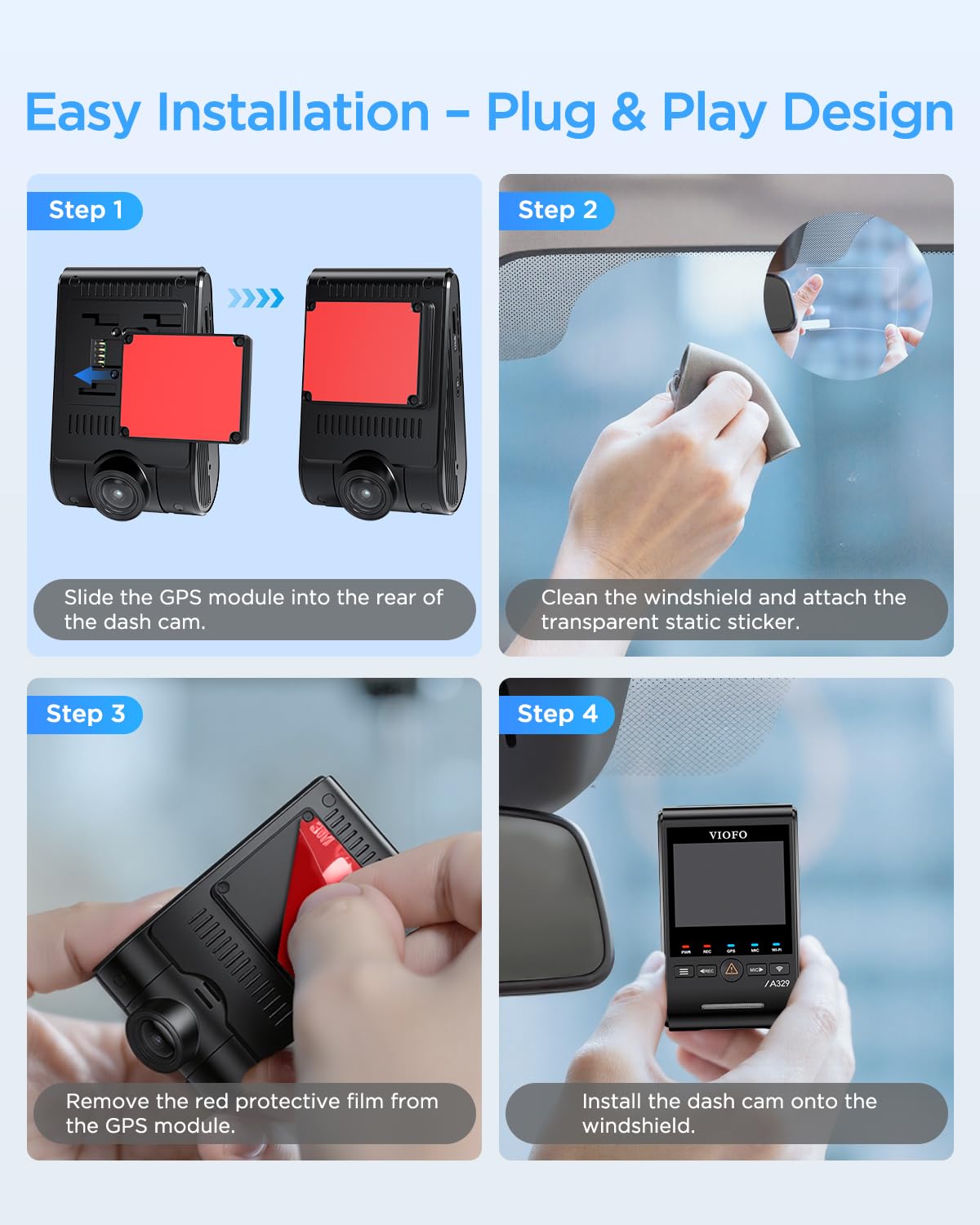 VIOFO GPS Module records speed and routes with video