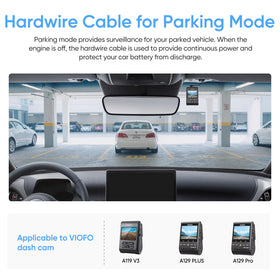 VIOFO HK3 cable with 4m length offers flexible installation near the dash.