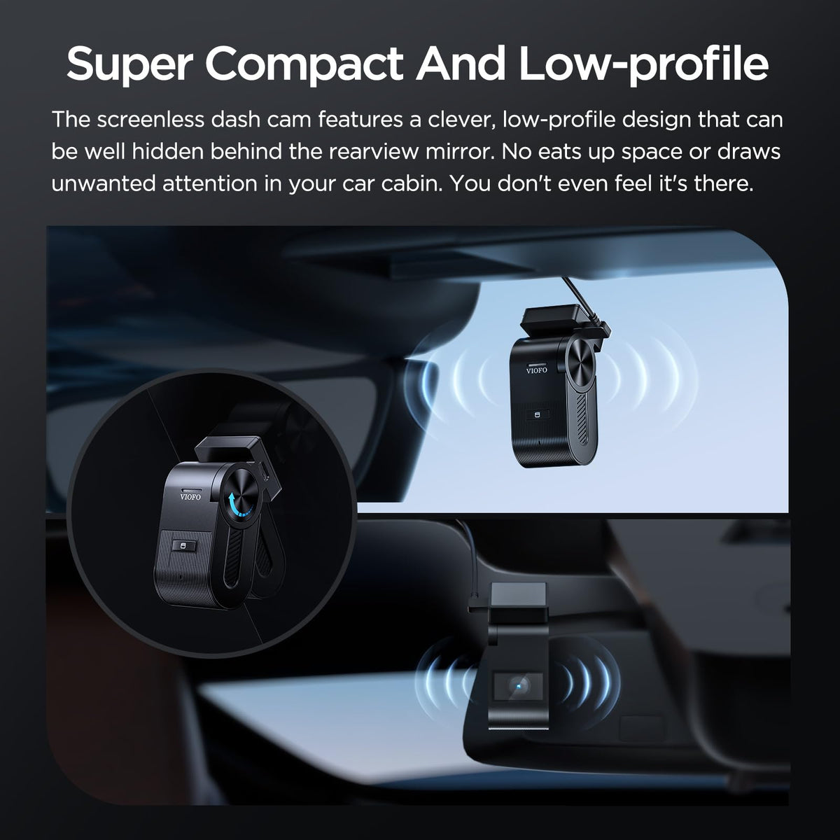 VIOFO VS1 mini dash cam STARVIS 2 sensor captures clearer night footage