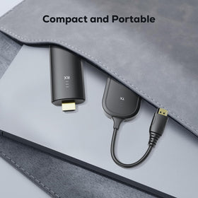 vioreay travel case and accessories packed for trip showing portable AV solution benefit