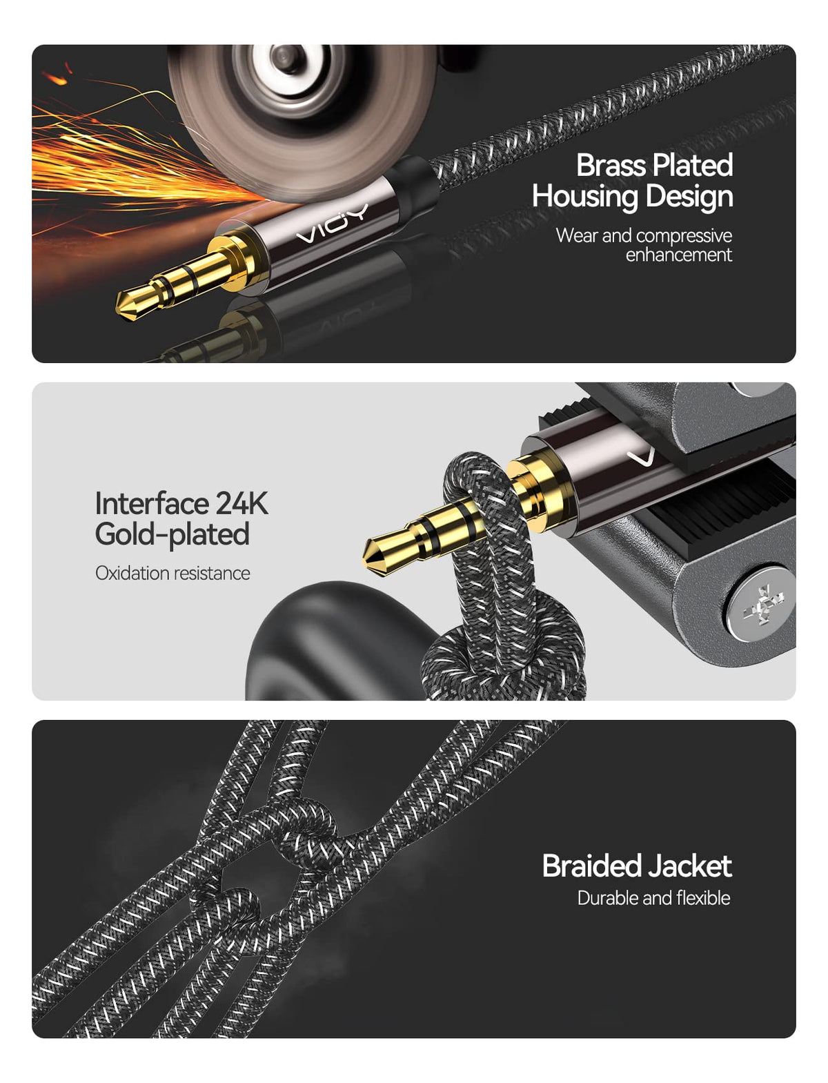VIOY On-the-go setup with smartphones for flexible listening.
