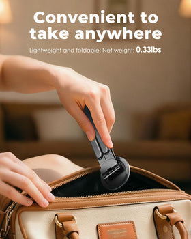 Viozon magnetic phone holder in action, freeing hands during video calls.