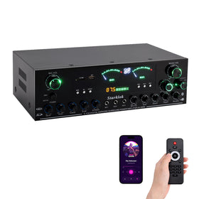Viprh 3000W front panel controls for quick TV and karaoke setup