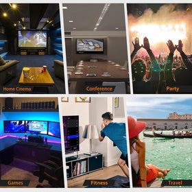 Viprh 3000W TV/CD/PC input compatibility supports easy source switching