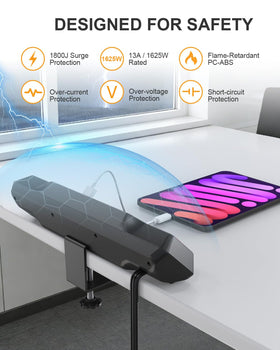 vipwell housing label close-up showing flame-retardant PC-ABS for added safety benefit